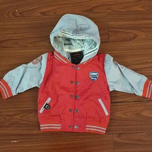 19. BABY Catimini France spring Letterman Varsity Jacket